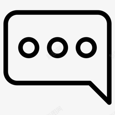 短信聊天语音泡泡图标图标