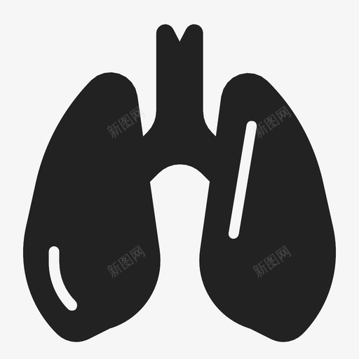 肺支气管人体器官图标svg_新图网 https://ixintu.com 人体器官 支气管 肺 药物