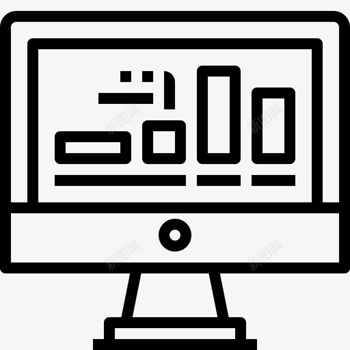 数据分析商业数字图标svg_新图网 https://ixintu.com 商业 数字 数字营销概念图标 数据分析 电子商务 营销