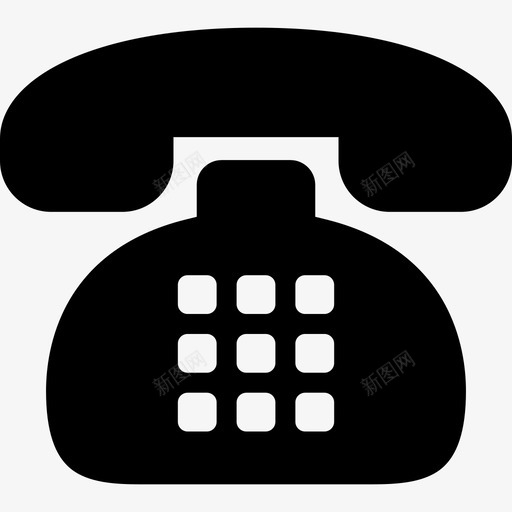 旧电话技术很棒的设备图标svg_新图网 https://ixintu.com 很棒的设备 技术 旧电话