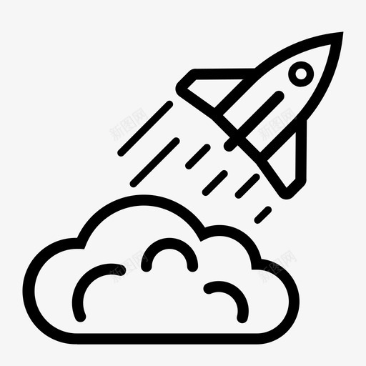 宇宙飞船飞行太空旅行图标svg_新图网 https://ixintu.com 太空旅行 宇宙飞船 飞行