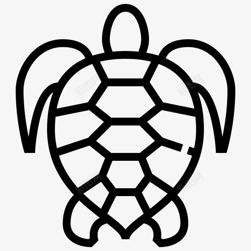 海龟潜水工具图标svg_新图网 https://ixintu.com 工具 海龟 潜水