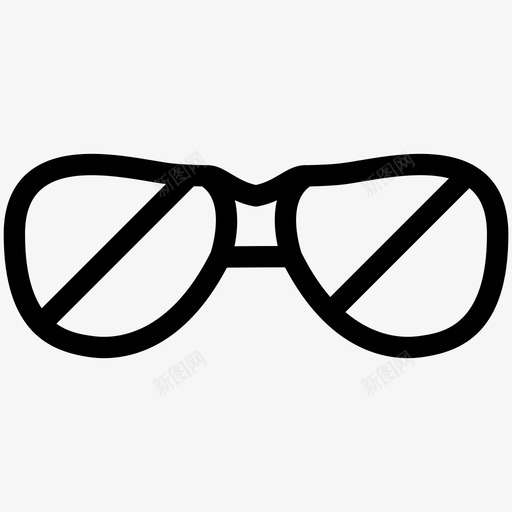眼镜眼睛太阳图标svg_新图网 https://ixintu.com 太阳 太阳镜 时髦 眼睛 眼镜 视野