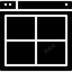 Web层web布局浏览器页面图标高清图片