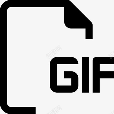 文件类型文档gif图标图标