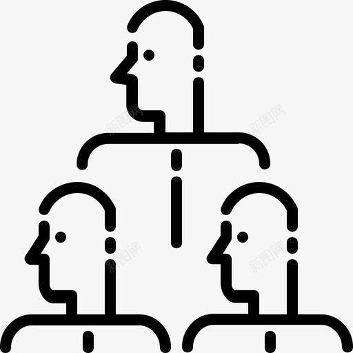 一群生意人人团队图标svg_新图网 https://ixintu.com 一群生意人 人 团队