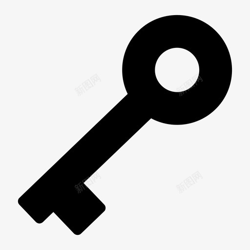 钥匙通道门钥匙图标svg_新图网 https://ixintu.com 密码 工具和器具 通道 钥匙 门钥匙
