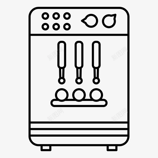 制冰机电器设备图标svg_新图网 https://ixintu.com 制冰机 电器 设备 餐厅 餐厅设备
