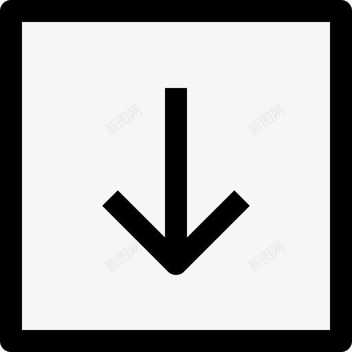 向下箭头基本界面图标svg_新图网 https://ixintu.com ui ux 向下箭头 基本 基本集合1 界面