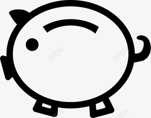 245. Piggy Bank图标