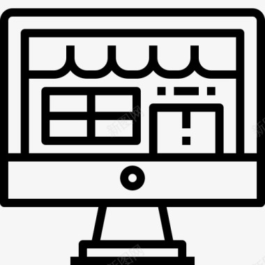 网上购物商业电子商务图标图标