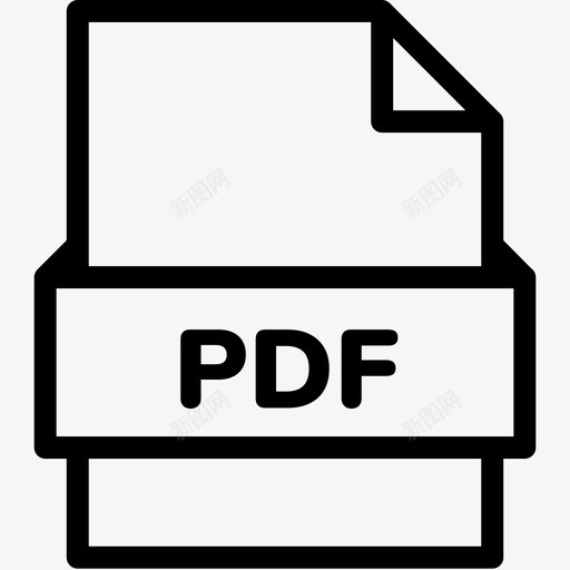 pdf文件扩展名格式图标svg_新图网 https://ixintu.com pdf文件 扩展名 文件格式vol3行 格式 类型