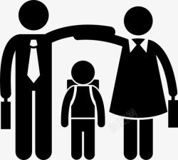 未成年子女抚养夫妻工作子女抚养家庭图标高清图片