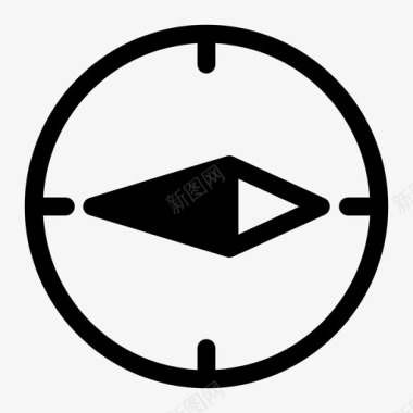 指南针方向位置图标图标