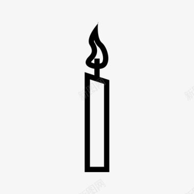 蜡烛火焰希望图标图标