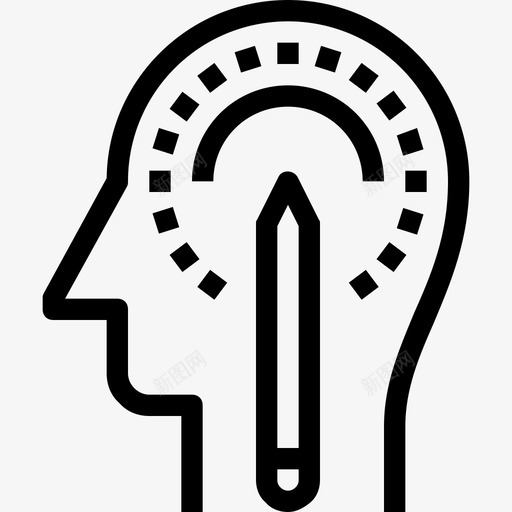 创造力艺术图标svg_新图网 https://ixintu.com 人 创造力 头脑 思维和大脑过程 艺术 设计