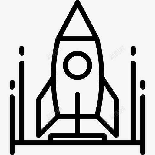 火箭发射商业创业图标svg_新图网 https://ixintu.com 创业 商业 商业3 火箭发射 运输