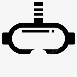 电子目镜护目镜游戏眼镜图标高清图片