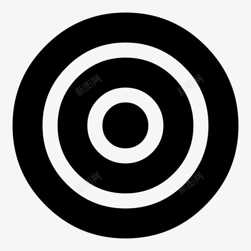 目标圆圈基本图标4svg_新图网 https://ixintu.com 圆圈 基本图标4 目标