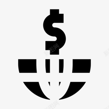 储备货币金融货币图标图标