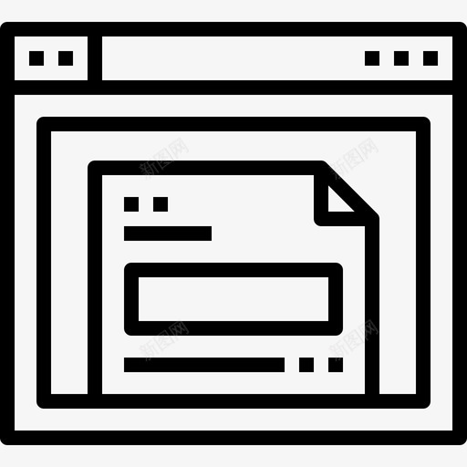 web浏览器内容界面图标svg_新图网 https://ixintu.com web浏览器 web浏览器和界面概念图标 内容 界面 网站