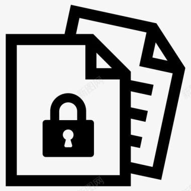 安全文件安全保险箱图标图标