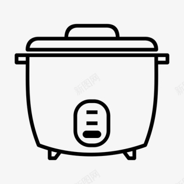 电饭煲电器家用图标图标