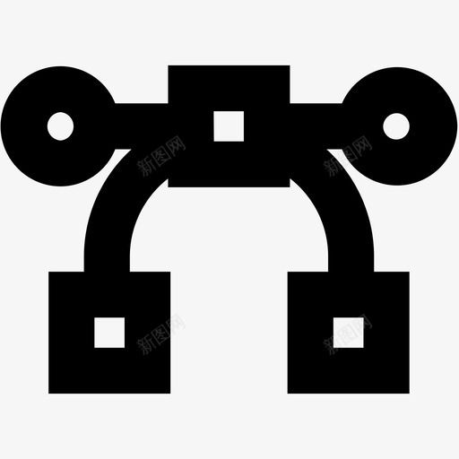 多边形点图标svg_新图网 https://ixintu.com 多边形 点