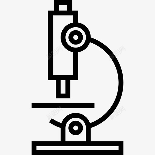 显微镜分析实验室图标svg_新图网 https://ixintu.com 保健和医学2 分析 实验室 显微镜 科学