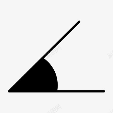 角度角数学图标图标