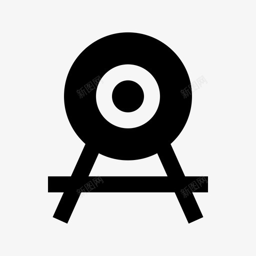 目标箭头弓图标svg_新图网 https://ixintu.com 弓 目标 箭头 金融网络网格