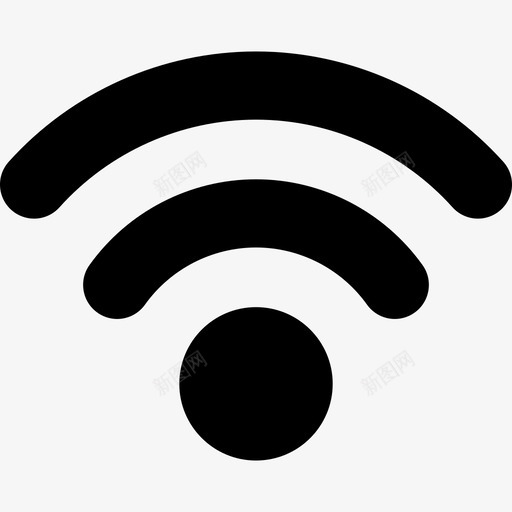 Wifi标志形状超棒的套装图标svg_新图网 https://ixintu.com Wifi标志 形状 超棒的套装