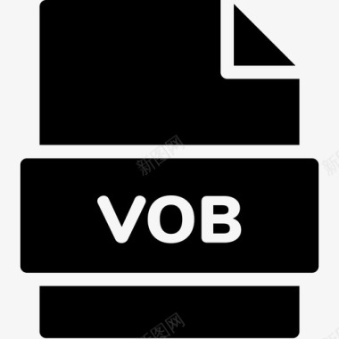 vob文件扩展名格式图标图标