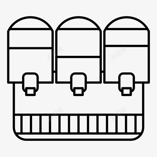 冷饮机电器设备图标svg_新图网 https://ixintu.com 冷饮机 电器 设备 餐厅设备