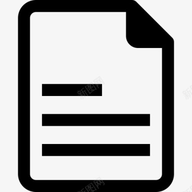 文件和文档业务纸张图标图标