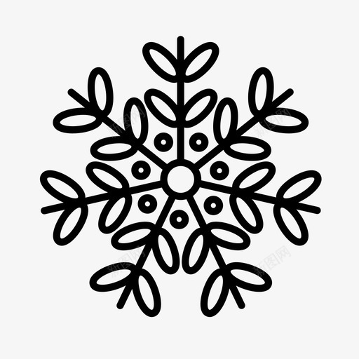 雪花阿尔卑斯山圣诞节图标svg_新图网 https://ixintu.com 冬天 圣诞节 阿尔卑斯山 雪晶 雪花