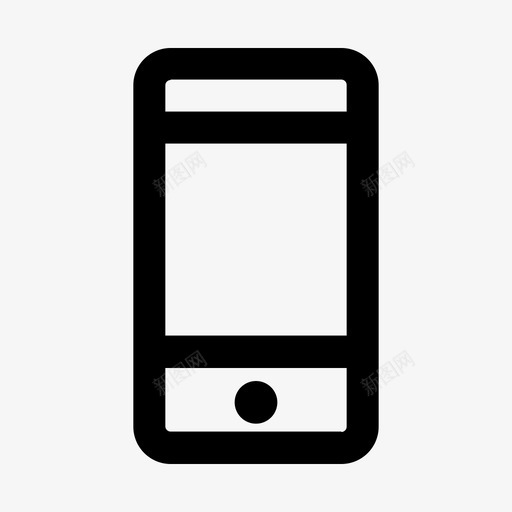 电话设备智能手机图标svg_新图网 https://ixintu.com 智能手机 用户界面 电话 设备