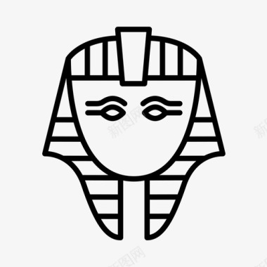 法老文物埃及图标图标