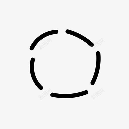 圆形图表群组图标svg_新图网 https://ixintu.com 图表 圆形 形状 手绘标志 群组 路径