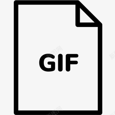 gif文件扩展名格式图标图标