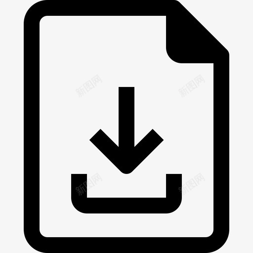 文件和文档业务图标svg_新图网 https://ixintu.com 下载 业务 文件和文件类型最小图标 文件和文档 纸张