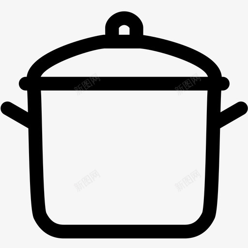 炊具厨房汤图标svg_新图网 https://ixintu.com 厨房 家具户型轮廓 汤 炊具