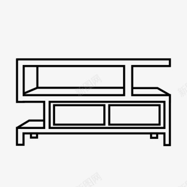 餐具柜家具家图标图标