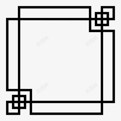 中国框架边界装饰图标svg_新图网 https://ixintu.com 中国框架 装饰 边界