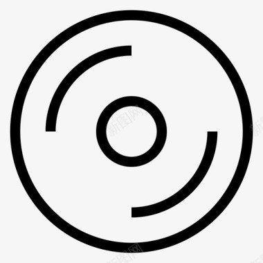 cd唱片集业务图标图标