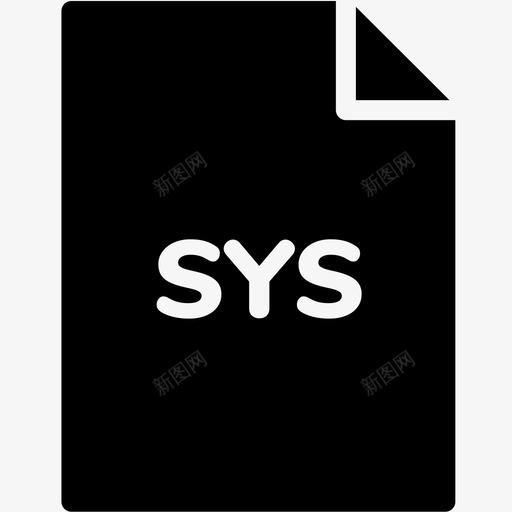 sysfile扩展名格式图标svg_新图网 https://ixintu.com sysfile 扩展名 文件格式vol4glyph 格式 类型