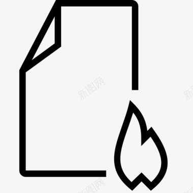 文件烧录火焰图标图标