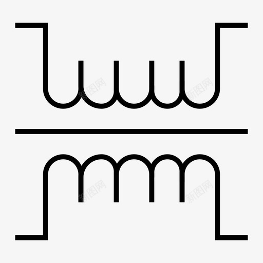 电路商业数字图标svg_新图网 https://ixintu.com 商业 数字 物理 电气 电路 科学细线