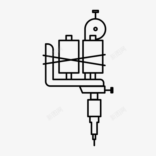 纹身机墨水纹身枪图标svg_新图网 https://ixintu.com 墨水 纹身师 纹身机 纹身枪