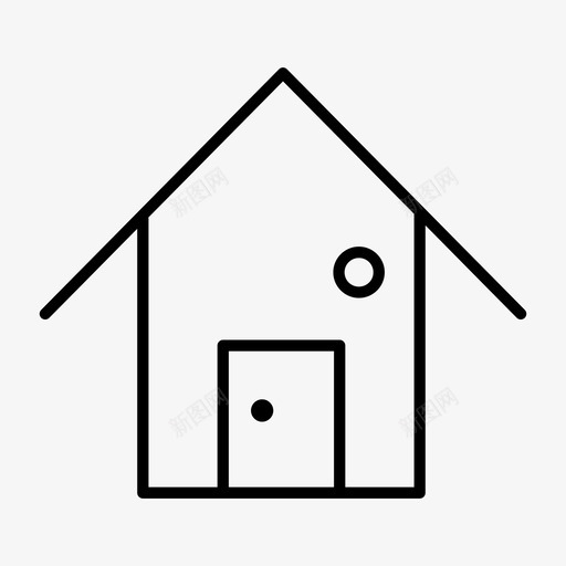 带烟囱的房子建筑物住宅图标svg_新图网 https://ixintu.com 主页 住宅 带烟囱的房子 建筑物 房地产 房屋